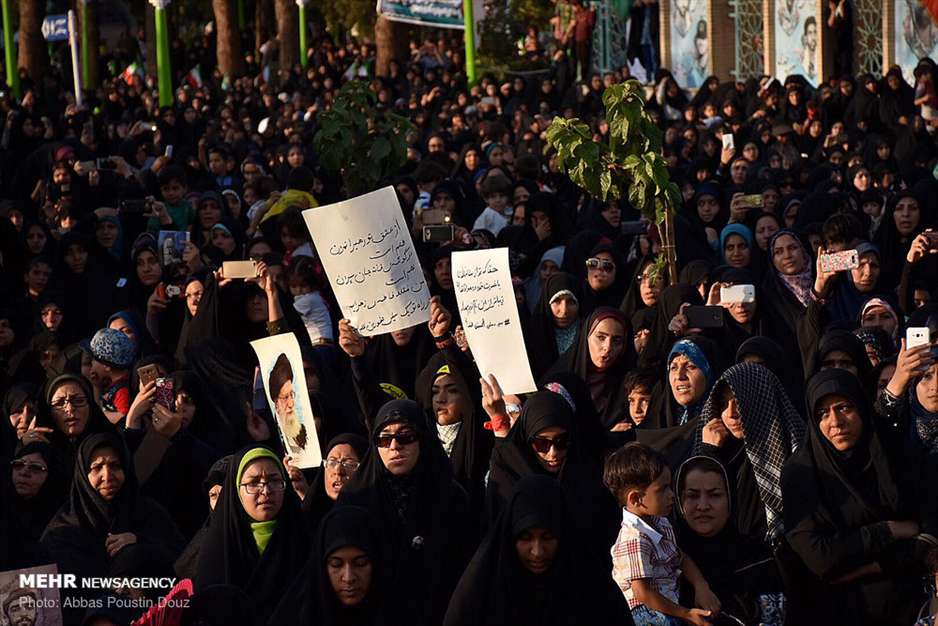 مراسم نخستین سالگرد شهادت شهید حججی