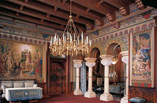 تصاویر شگفت انگیز از قصر افسانه ای آلمان 