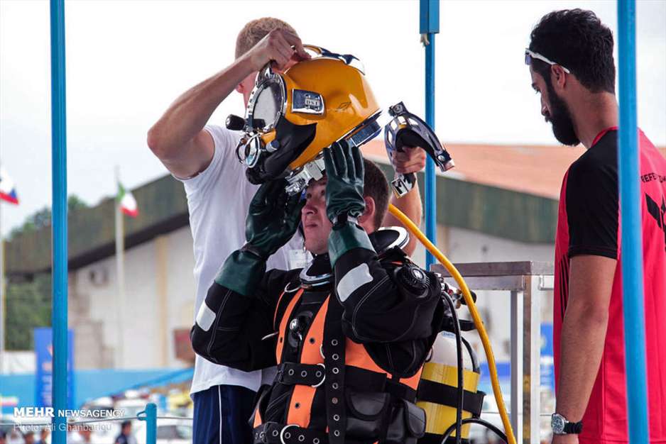 مسابقات ارتش های جهان - جوشکاری زیر آب