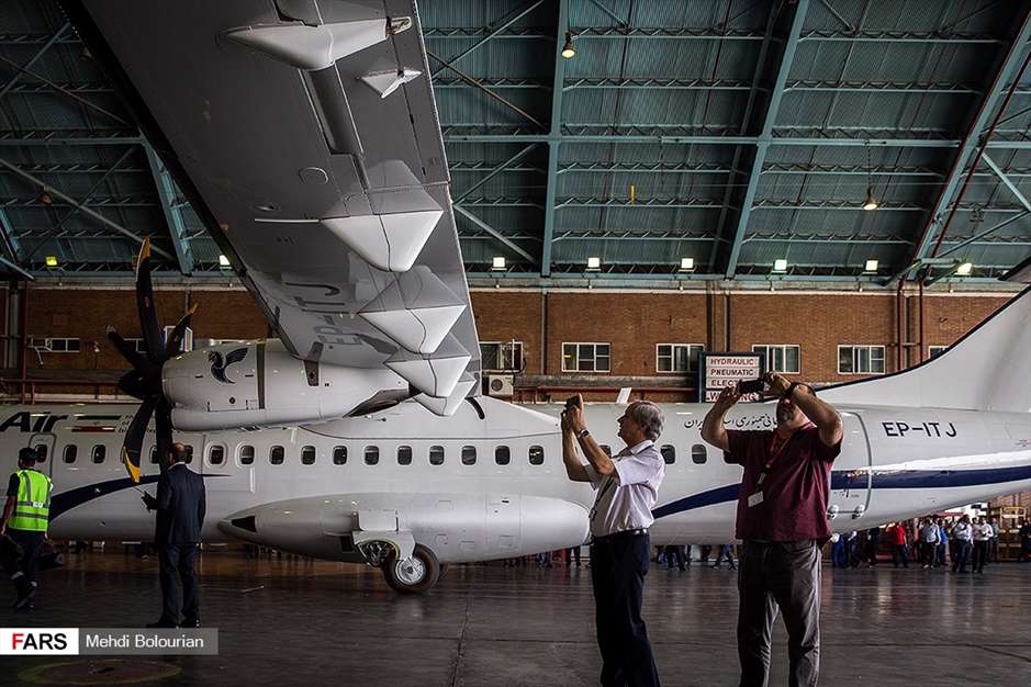 ورود هواپیماهای ATR به فرودگاه مهرآباد