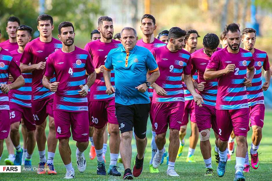 تمرین تیم فوتبال سایپا