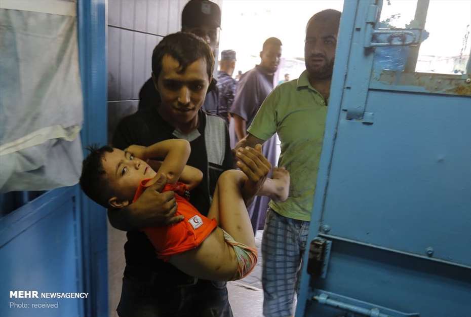 حملات هوایی صهیونیست ها به غزه‎