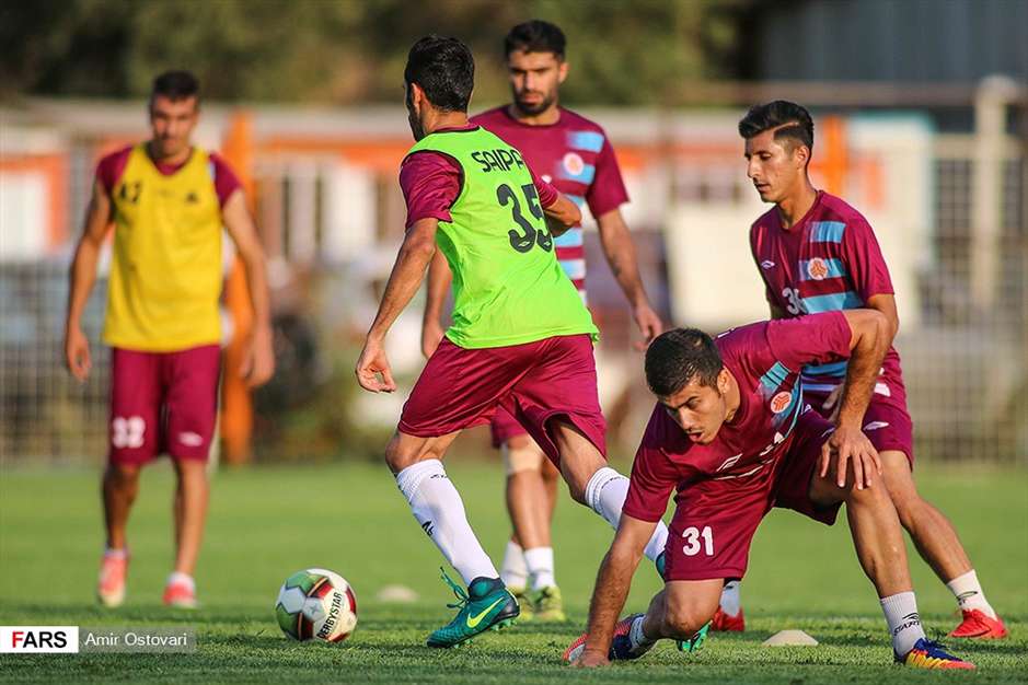 تمرین تیم فوتبال سایپا