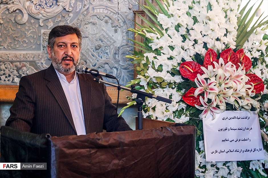 تشییع پیکر «سید ضیاءالدین دُرّی» در شیراز