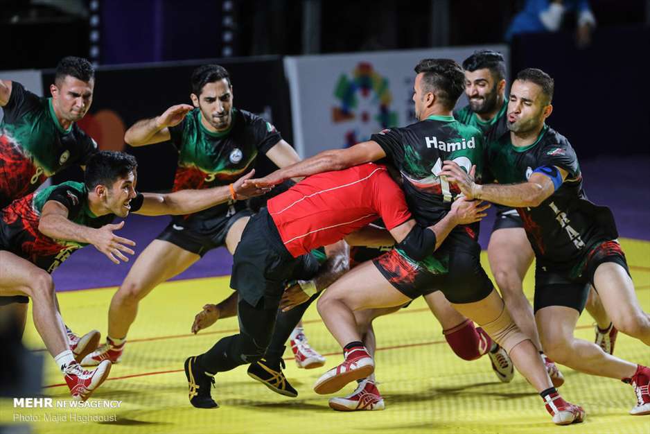 دیدار تیم ملی کبدی مردان ایران در مقابل ژاپن