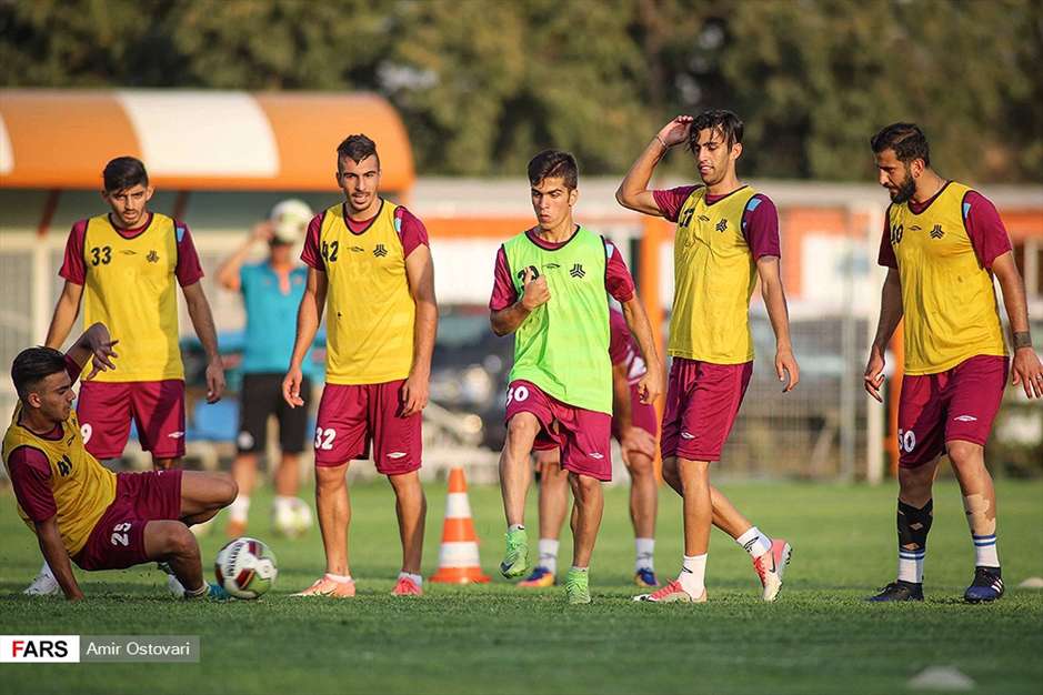 تمرین تیم فوتبال سایپا