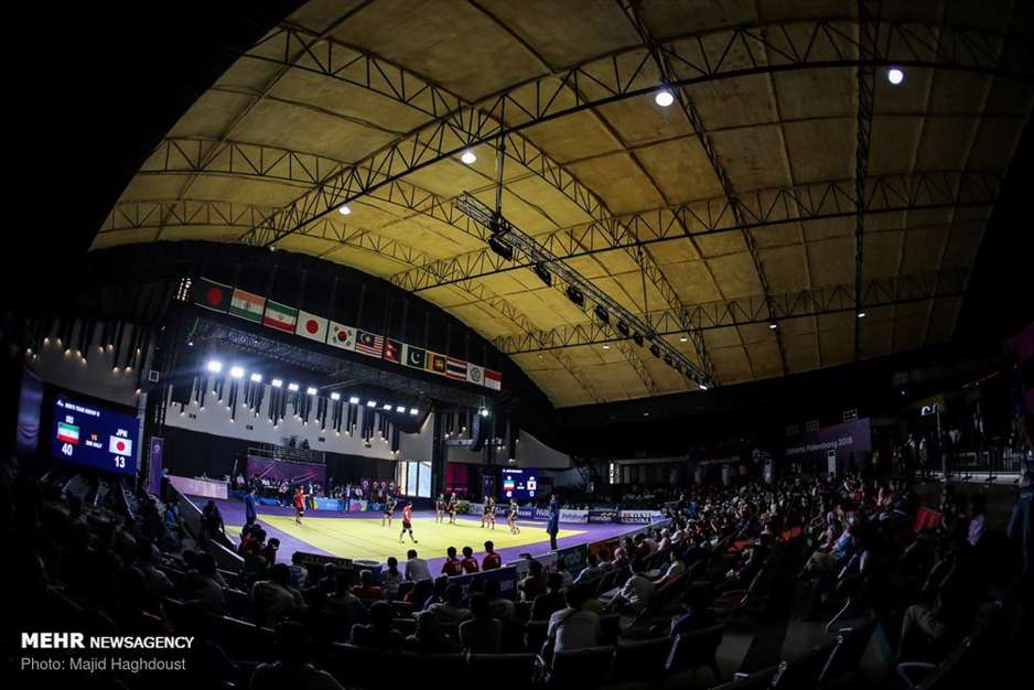 دیدار تیم ملی کبدی مردان ایران در مقابل ژاپن