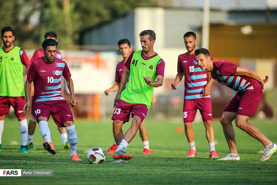 تمرین تیم فوتبال سایپا