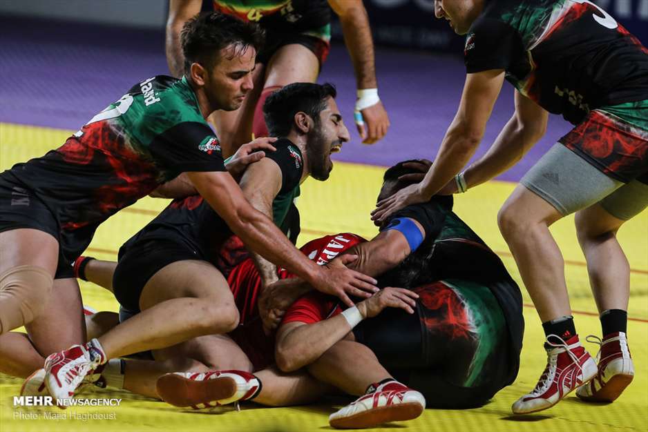 دیدار تیم ملی کبدی مردان ایران در مقابل ژاپن