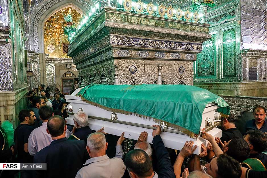 تشییع پیکر «سید ضیاءالدین دُرّی» در شیراز