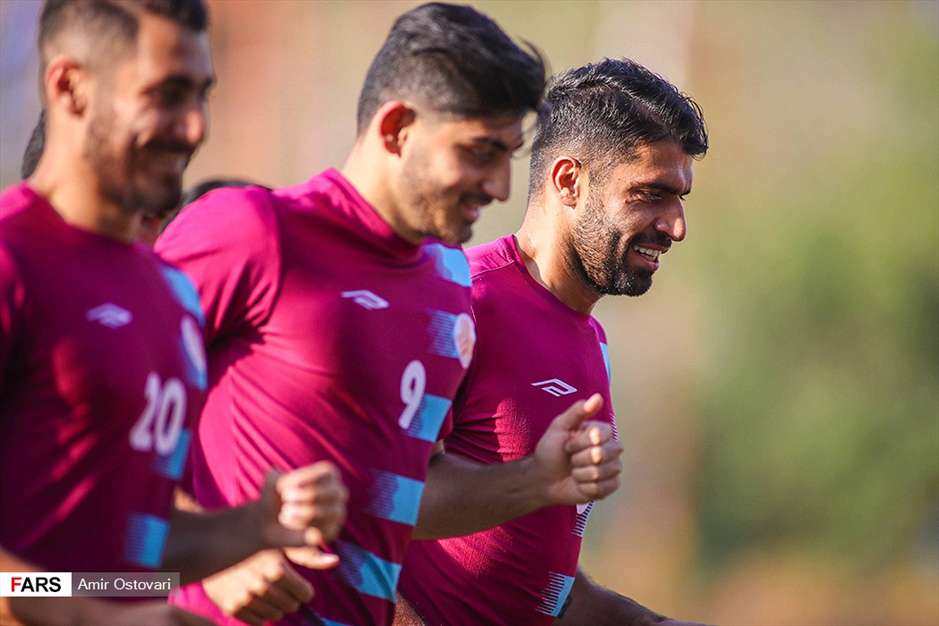 تمرین تیم فوتبال سایپا