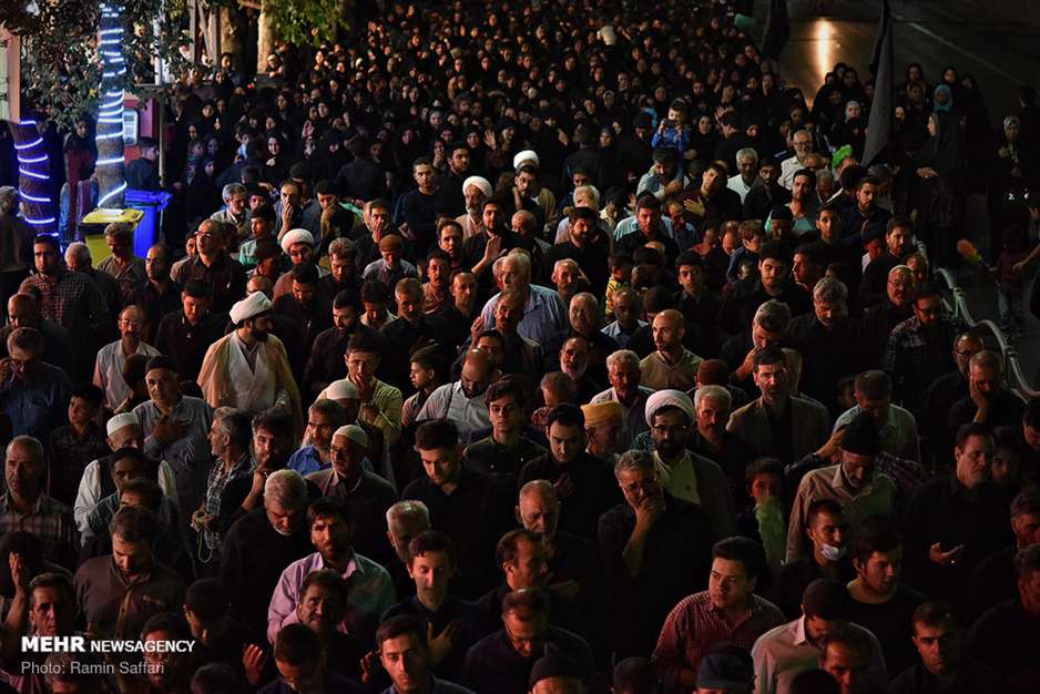 عزاداری شب شهادت امام جواد (ع) در مشهد