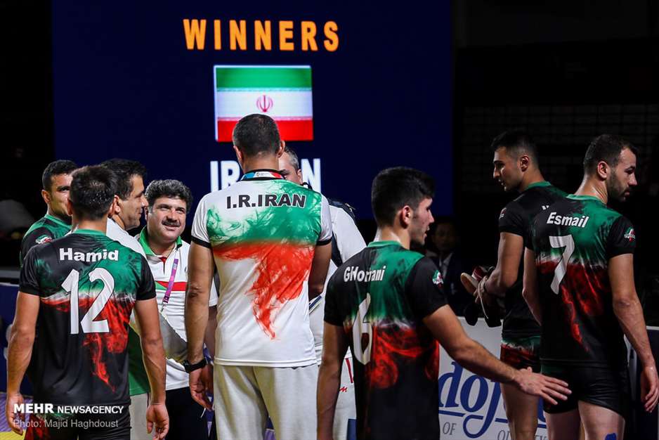 دیدار تیم ملی کبدی مردان ایران در مقابل ژاپن