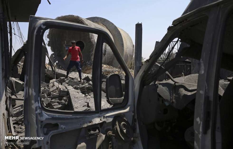 حملات هوایی صهیونیست ها به غزه‎