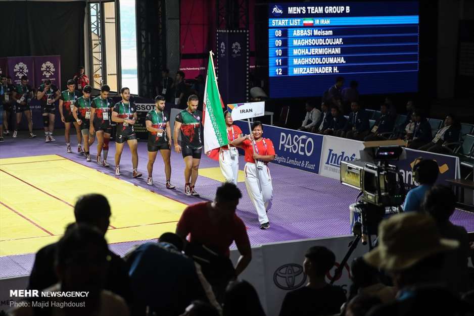 دیدار تیم ملی کبدی مردان ایران در مقابل ژاپن