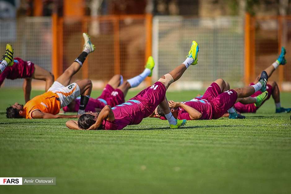 تمرین تیم فوتبال سایپا