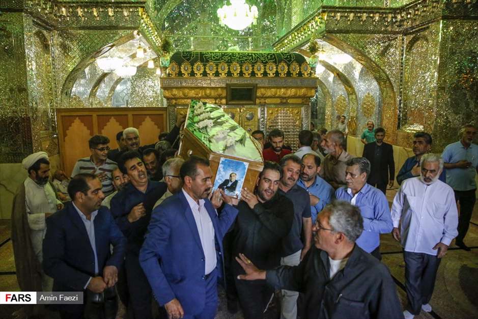 تشییع پیکر شهید مدافع امنیت در شیراز