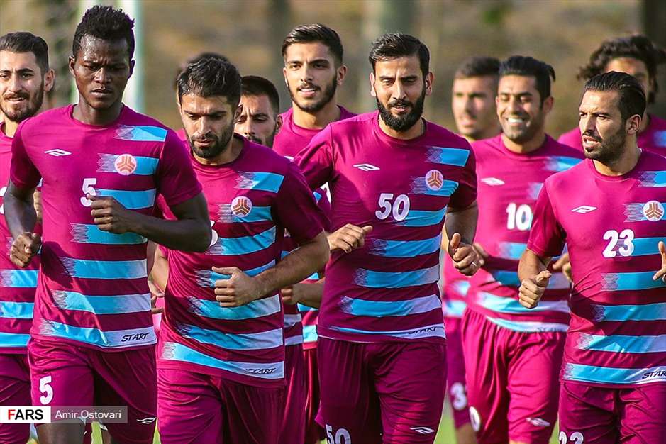 تمرین تیم فوتبال سایپا