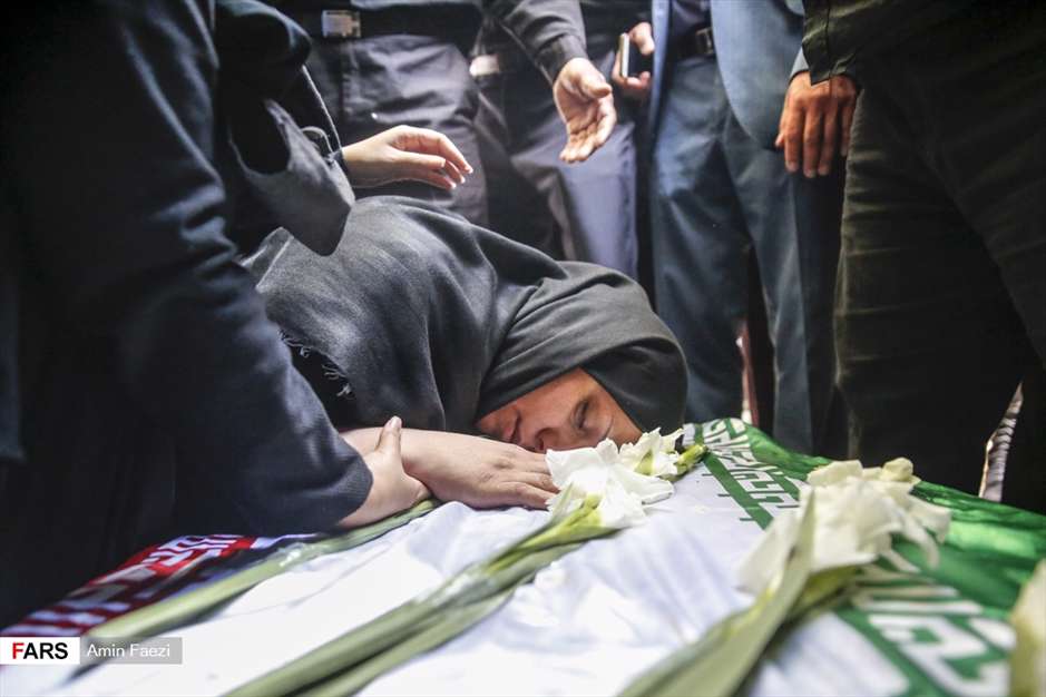 تشییع پیکر شهید مدافع امنیت در شیراز