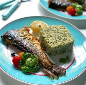 سبزی پلو با ماهی