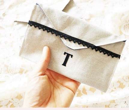 آموزش تصویری دوخت یک کیف پول ساده 