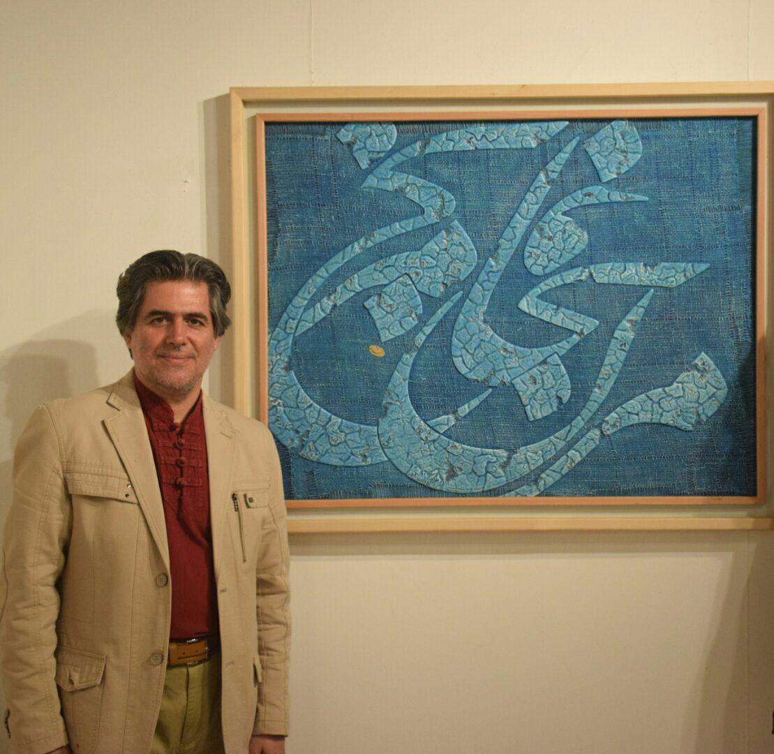 هنرنمایی یک خوشنویس از کتیبه ضریح امام حسین (ع) تا سنگ قبر ائمه در سامرا هنرنمایی یک خوشنویس از کتیبه ضریح امام حسین (ع) تا سنگ قبر ائمه در سامرا