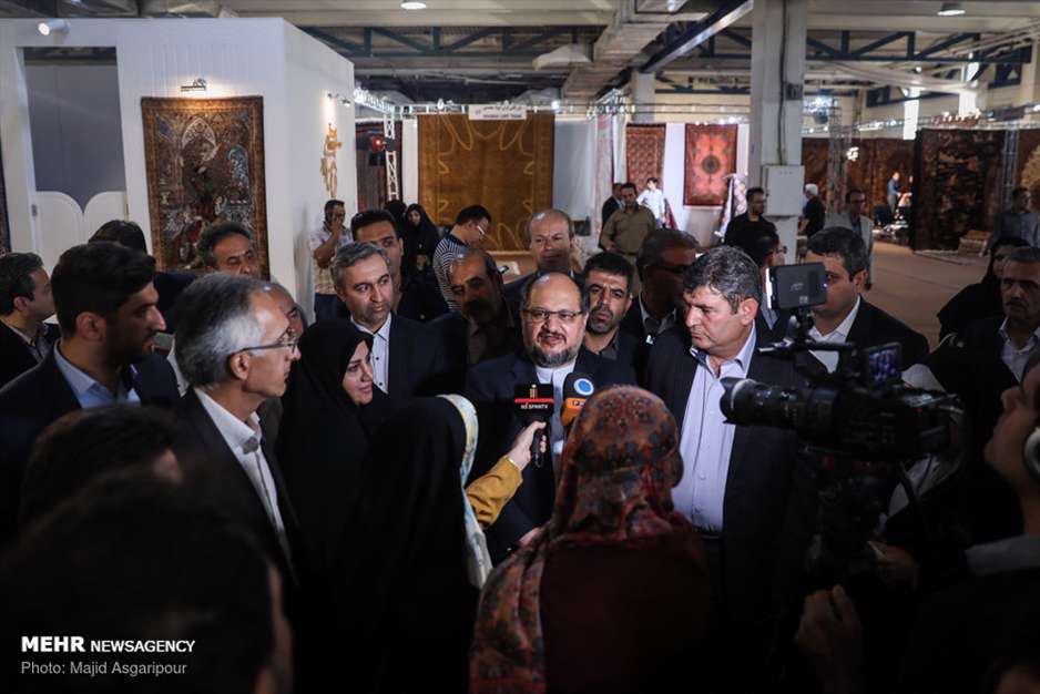 افتتاح نمایشگاه فرش دستباف