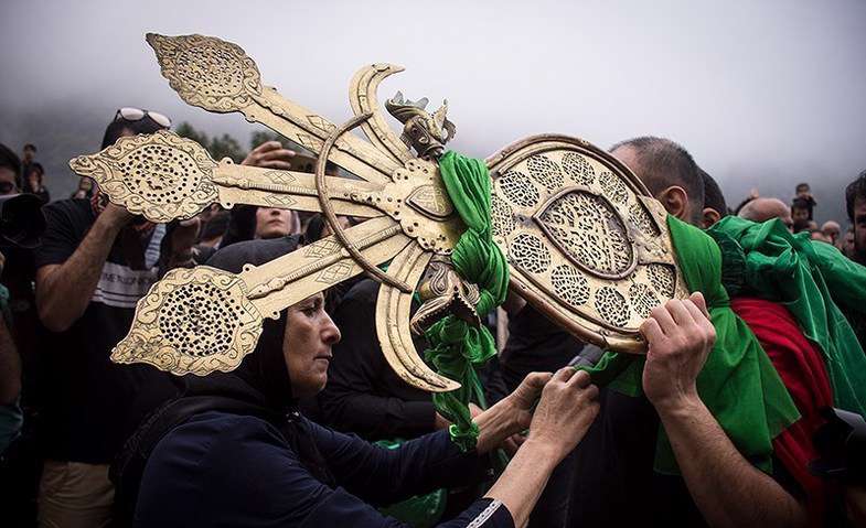 آیین سنتی علم بندان در ماسوله 