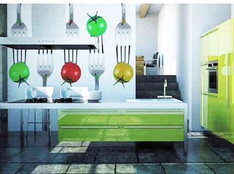 وقتی میوه‌ها به دیوارها جان می‌بخشند 