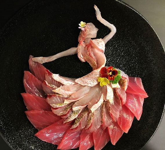 تبدیل مواد غذایی به آثار هنری زیبا 