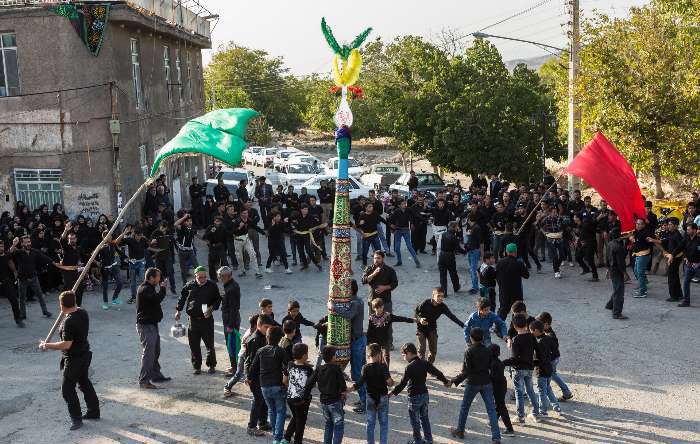 آیین «عَلَم خبری» در روستای خرو سفلی