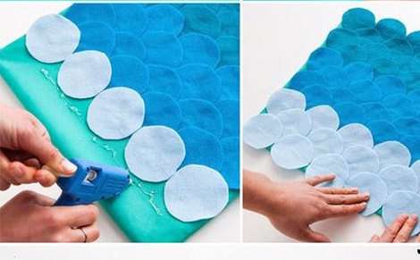 آموزش تصویری ساخت کوسن پولکی 