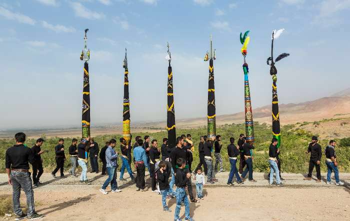 آیین «عَلَم خبری» در روستای خرو سفلی