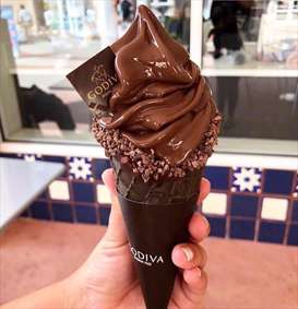 بستنی شکلاتی خوشمزه
