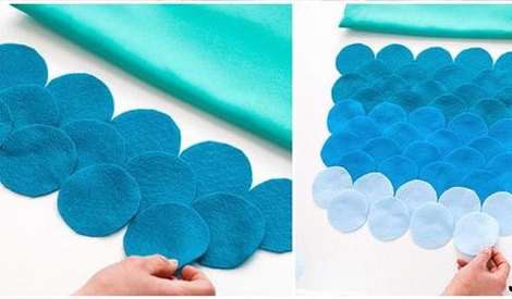 آموزش تصویری ساخت کوسن پولکی 