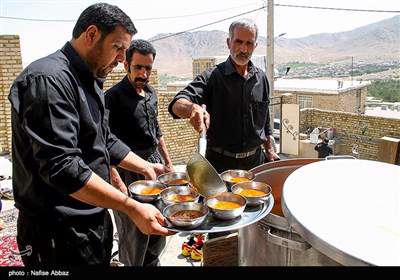 علم گردانی روستای هزاوه اراک 