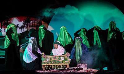 مراسم تعزیه خوانی سرباز کوچک ویژه شهادت حضرت علی اصغر( ع) 