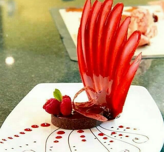 تبدیل مواد غذایی به آثار هنری زیبا 