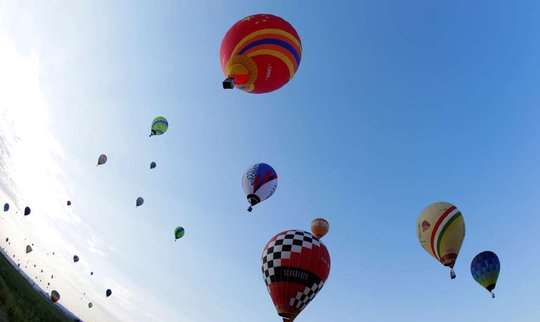  bato-adv تصاویری از مسابقه جهانی بالون ها در اتریش‎