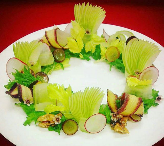 تبدیل مواد غذایی به آثار هنری زیبا 