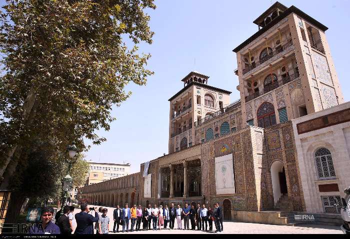 بازدید شرکت کنندگان اجلاس (OANA) از کاخ گلستان
