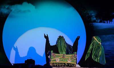 مراسم تعزیه خوانی سرباز کوچک ویژه شهادت حضرت علی اصغر( ع) 