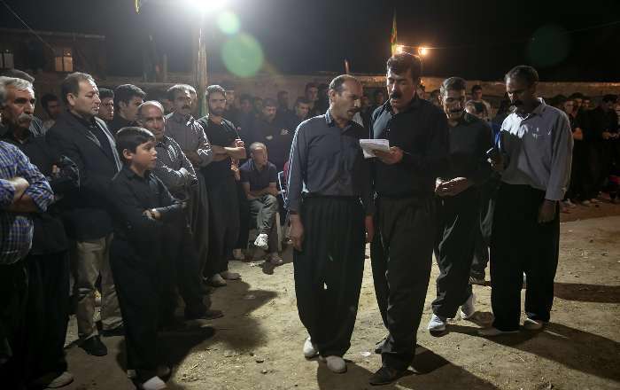 آیین عزاداری «چمری» دراسلام‌آباد غرب