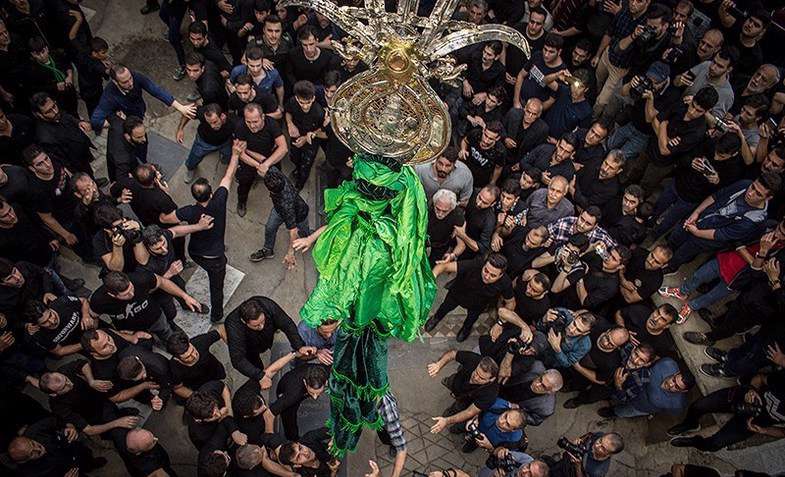 آیین سنتی علم بندان در ماسوله 