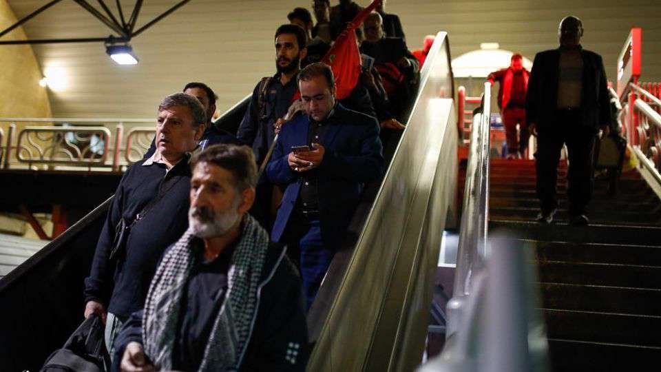  اعزام اولین گروه زائرین اربعین از راه آهن تهران 