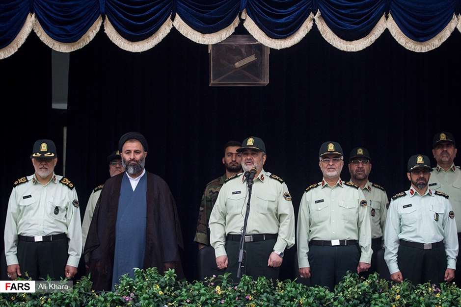 صبحگاه مشترک نیروی انتظامی