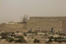 طوفان، گرد و غبار و کاهش دید در زابل