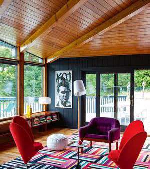 چیدمان اتاق نشیمن به سبک ایتالیایی 