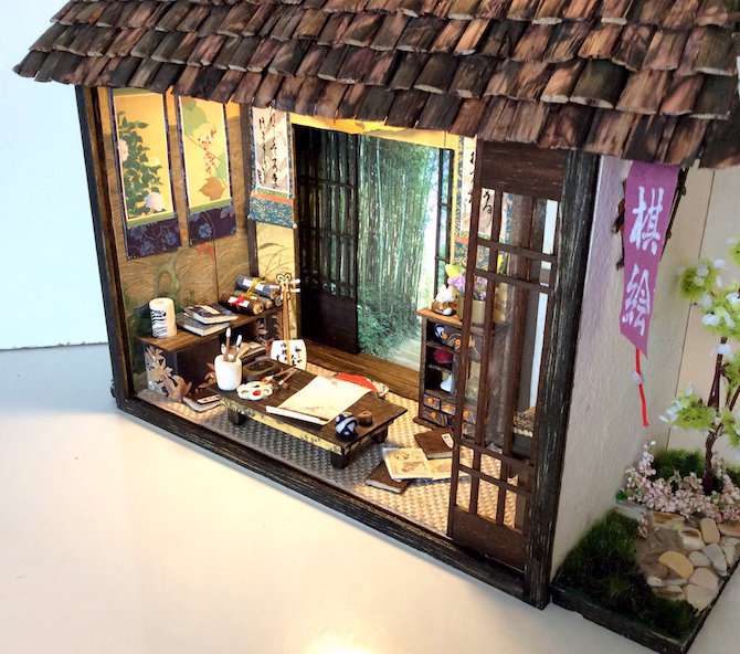 خانه‌های ژاپنی مینیاتوری، ترکیب هنر و خلاقیت 
