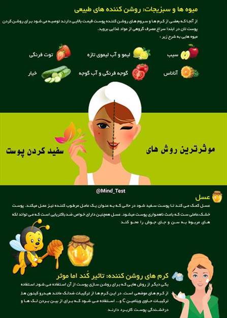 راهکارهای سفیدسازی پوست صورت